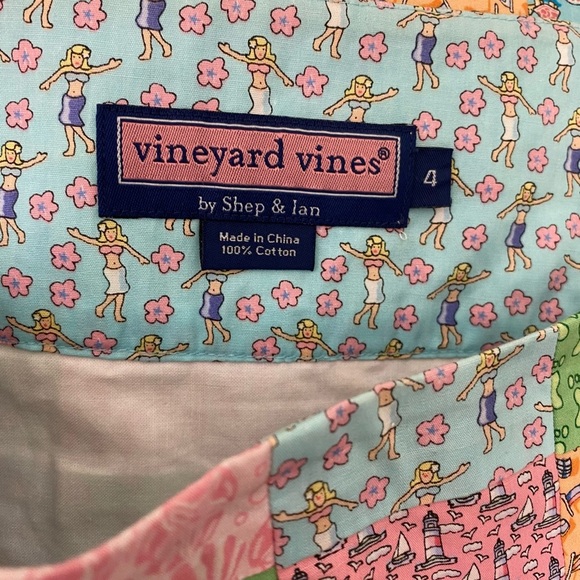 Vineyard Vines women’s patchwork skirt Sz 4 - Picture 3 of 4